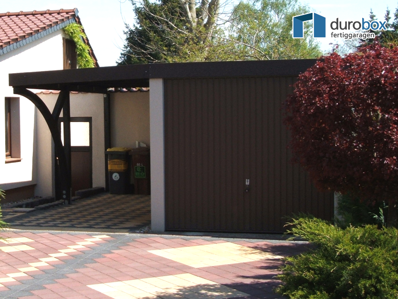 Discount-Garagen.de - Garage mit Carport - Typ Superior Discount-Garagen.de - Garage mit Carport - Typ Superior