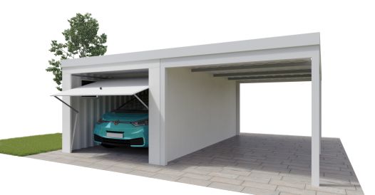 Anbaucarport für Garage jetzt mit Preis berechnen