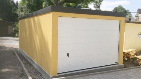Konfigurator Einzelgaragen Therm - Fertiggarage ged&auml;mmt - Preis