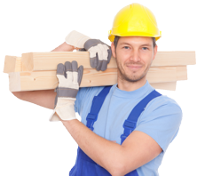 Technische Informationen Arbeiter will Fertiggarage bauen